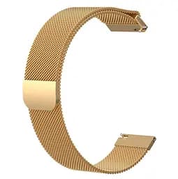 Металевий ремінець Watchbands Milanese Loop для Samsung Galaxy Watch Active 2 - золотий (WB0012MILANSEGOLDA2) - мініатюра 2