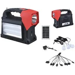 Мощный светодиодный аккумуляторный фонарь прожектор Yajia YJ-1903T (SY) K переносной фонарь для охраны