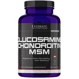 Препарат для суглобів і зв'язок Ultimate Nutrition Glucosamine Chondroitin MSM, 90 таблеток