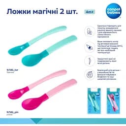Ложки Canpol babies магічні 2 шт. бірюзові (9/581_tur) - мініатюра 4