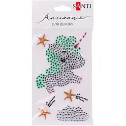 Аплікація зі страз Santi Unicorn самоклеючих 9.5х15 см (742537)