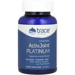 Здоров'я суглобів Trace Minerals ConcenTrace ActivJoint Platinum 90 таблеток
