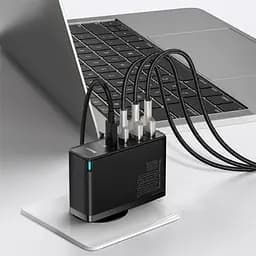 Мережевий зарядний пристрій Baseus GaN2 Pro Quick Charger 2USB + 2Type-C 100W CCGAN2P-L01 Black - мініатюра 3