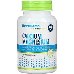 Кальцій та магній NutriBiotic Calcium Magnesium 100 капсул