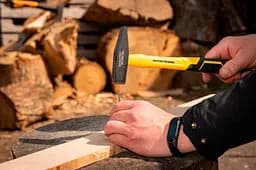 Молоток слюсарний MasterTool 300г рукоятка фібергласс - мініатюра 5