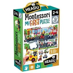 Настільна гра Headu Мій перший пазл Монтессорі. Місто (First Puzzle Montessori. The City) (IT22373)