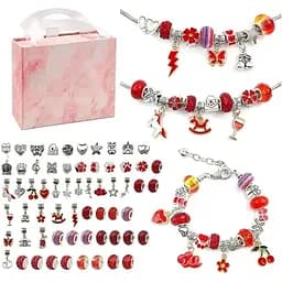 Набір для створення браслетів Bambi Пандора PDL610-4 червоний