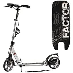 Самокат Best Scooter 80-105х46.5х13.6 см Чорно-білий 000255898