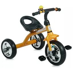 Триколісний велосипед Lorelli (Bertoni) A28 чорний з золотим (21002)