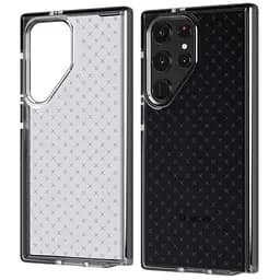 Оригинальный противоударный чехол Tech21 Evo Check для Samsung Galaxy S23 Ultra (6.8") Black (T21-10102)