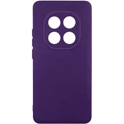 Чохол TPU GETMAN Liquid Silk Full Camera для Xiaomi Redmi Note 14 Pro 5G Темно фіолетовий / Dark Purple