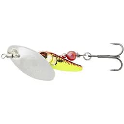 Блешня Savage Gear Sticklebait Spinner #3 9.1g Жовтий/білий (1013-1854.44.82)
