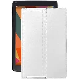Чехол StatusCASE из экокожи для планшета Sigma mobile X-style Tab A101 Белый