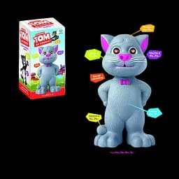 Інтерактивний кіт-герой, на батарейках, підсвітка, звук, реагує на дотик, запис та відтворення голосу