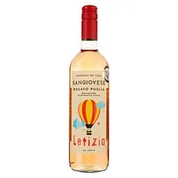 Вино Letizia Sangiovese Rosato IGT Puglia розовое полусладкое 0.75 л