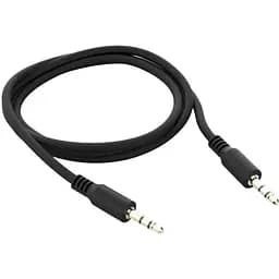 AUX кабель TRS 3.5 - TRS 3.5 B Class 1 м без упаковки черный