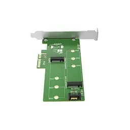 Контролер Maiwo Multi-Size PCIex4 & SATA to M.2 (M-Key or B-key) KT015 SSD (45774) - мініатюра 2