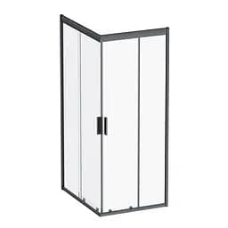 Душове огородження Square Pivot AM.PM Gem 90×90 см, без піддону, хром профіль W90UG-404-9090-MT