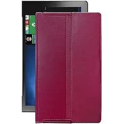 Чохол StatusCASE з екошкіри для планшету Insignia NS-P11W7100 Бордовий