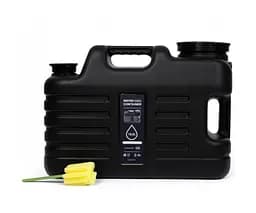 Бутель Каністра 18,5 л для води з краном та ручкою, чорний, ViO PET-TB 18.5L