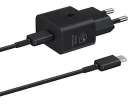 Сітчастий зарядний пристрій Samsung 25W Travel Adapter + Type-C cable Black (EP-T2510XBEGEU) (6921948)