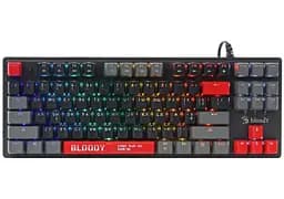 Клавиатура игровая механическая A4Tech Bloody S-310-N BLMS Red Plus Switch USB RGB Black - мініатюра 1