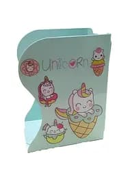 Підставка-тримач для книг "Unicorn" 666-770-S J.Otten металева 13 х17см (6908543217715) М'ятний