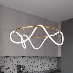 Люстра MJ-Light ROPE D800 4000K GD 10021