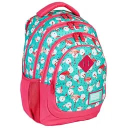 Рюкзак шкільний ортопедичний Head 2 HD-198 38х28х17 см рожевий з бірюзовим (502018067)