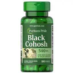 Натуральна добавка Puritan's Pride Black Cohosh 540 mg, 100 капсул