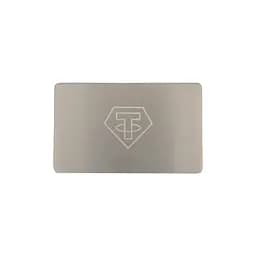 Металева пластина для зберігання сід-фрази Tether Mini Plate 55×90 мм (1 шт)