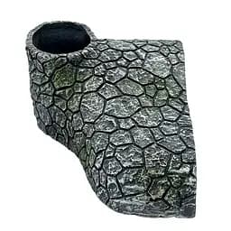 Декорація Hobby Cracked Rock Cave 2 19x14x8 см для акваріума і тераріуму (41793) - мініатюра 4