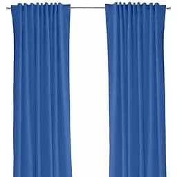 Шторы на кухню и комнату Cosas Sapphire 180х270 см 2 шт электрик (Curtains_14Electric_DUK)
