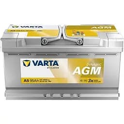Автомобільний акумулятор Varta Silver Dynamic AGM 95Ah Ев -/+ 850EN А5