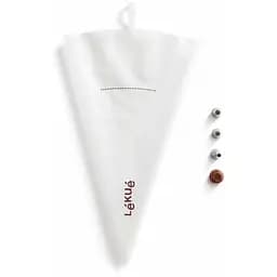 Мішок кондитерський Lekue Reusable Flexible Lids з 3 насадками (883729)