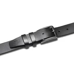 Ремінь чоловічий шкіряний Semi Line Black (P8230-0 XL) - мініатюра 2
