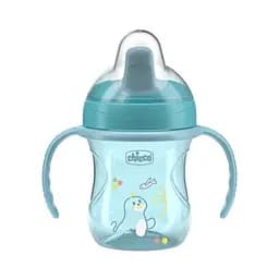 Поильник-непроливайка Chicco Training Cup 200 мл голубой (06921.25)