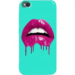 Чехол-накладка Toto Pure TPU 2 mm Print Case Xiaomi Redmi Go #32 Lips Mint
