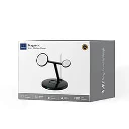 БЗП Wiwu Wi-W032 Magnetic 4 in 1 Cableless Charger Black - мініатюра 4