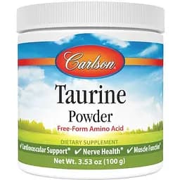 Аминокислота Carlson Labs Taurine Powder 100 г