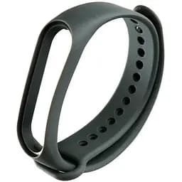 Ремінець Silicone Mi Band 7 Темно-сірий