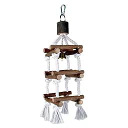 Игрушка для птиц Trixie Подвесная, Лесенка на канате, 34 см (5886)