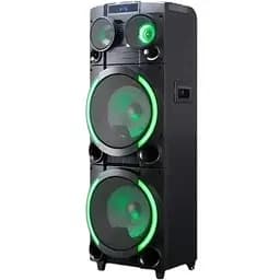 Портативна колонка бумбокс XPRO HS-TD12P8 валіза 100Вт USB SD FM радіо Bluetooth 2 мікрофони ДУ (MER-15691)