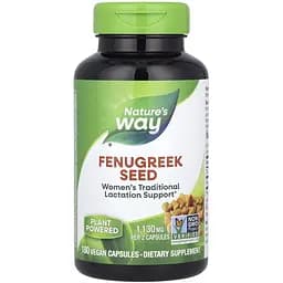 Натуральна добавка Nature's Way Fenugreek Seed, 180 вегакапсул