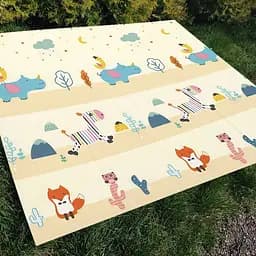 Дитячий килимок Poppet Крутезні канікули та Чудесні звірята двосторонній складний 200х180x1 см (PP022-200) - мініатюра 9
