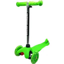 Самокат детский Bambi 3-х колесный SC20101 светящиеся колеса Зеленый