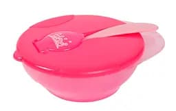 Тарілка Lindo, з ложкою, 250 мл, рожевий (Li 836 рож)