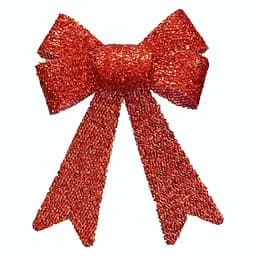 Игрушка на ялку Бантик люрекс