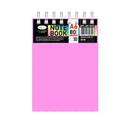 Блокнот Апельсин А6 В-БП6-80Pink 80 аркушів, пружина зверху