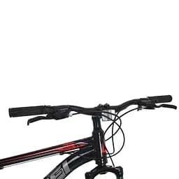 Велосипед MTB2602-2, 26 дюймів, алюмінієва рама 13 Shimano 21SP чорно-червоний - мініатюра 8